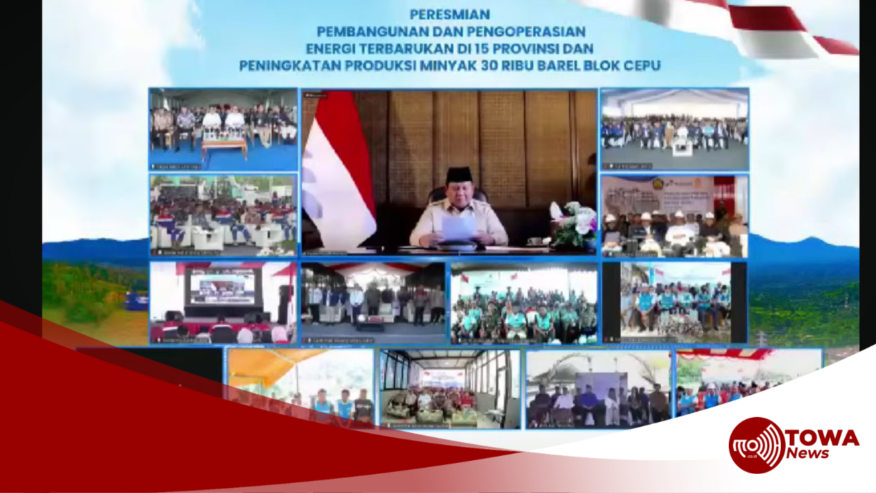 Indonesia Melangkah Menuju Swasembada Energi dengan di Resmikan oleh Presiden Prabowo Proyek EBT Rp 25 Triliun di 15 Provinsi