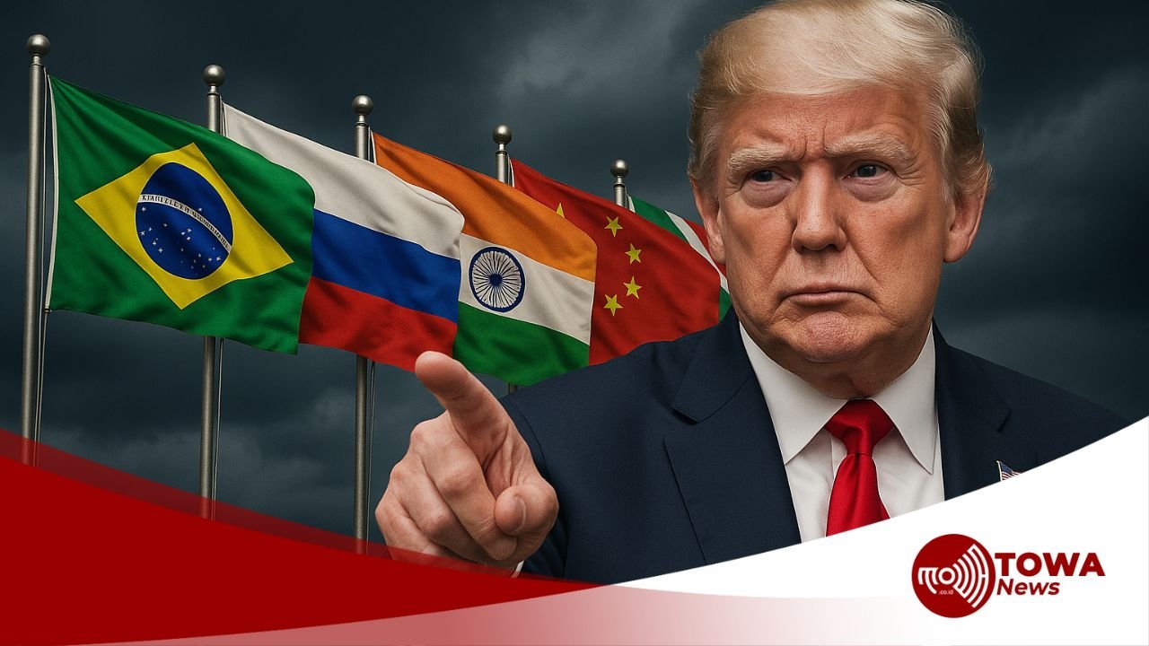 AS Kenakan Tarif Tambahan 10% untuk Negara Anggota BRICS, Trump: "Tanpa Pengecualian!"