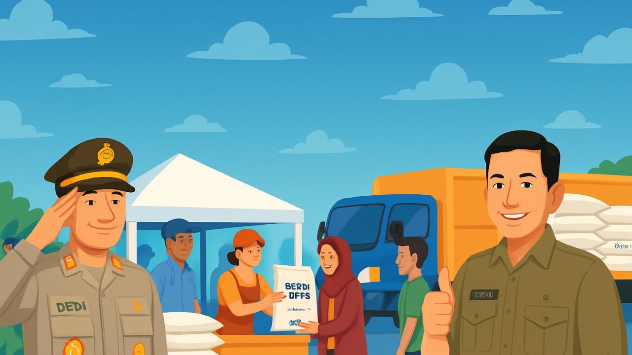 Polri–Bulog Luncurkan Gerakan Pangan Murah Nasional, Targetkan Stabilkan Harga Beras Jelang HUT ke-80 RI