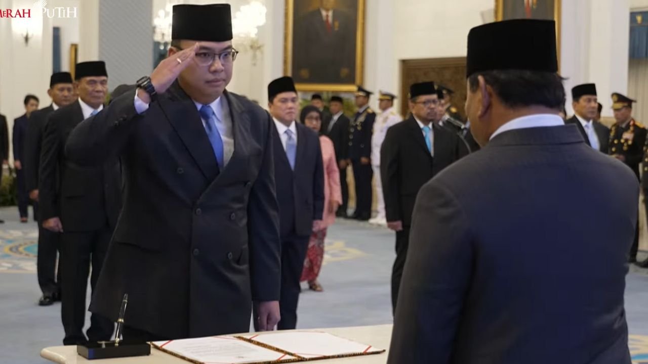 Prabowo Lantik Angga Raka Prabowo sebagai Kepala Badan Komunikasi Pemerintah