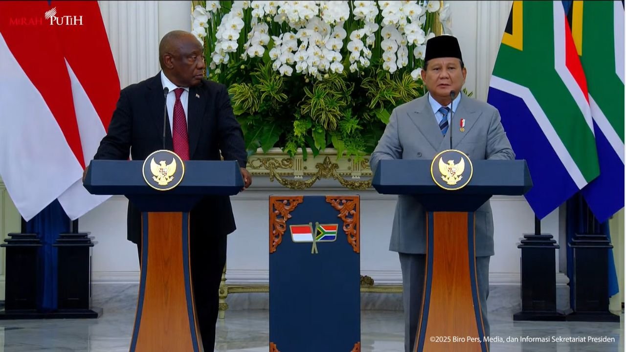 Prabowo Ingin Percepat Kerja Sama Pertahanan hingga Bebas Visa Indonesia-Afrika Selatan