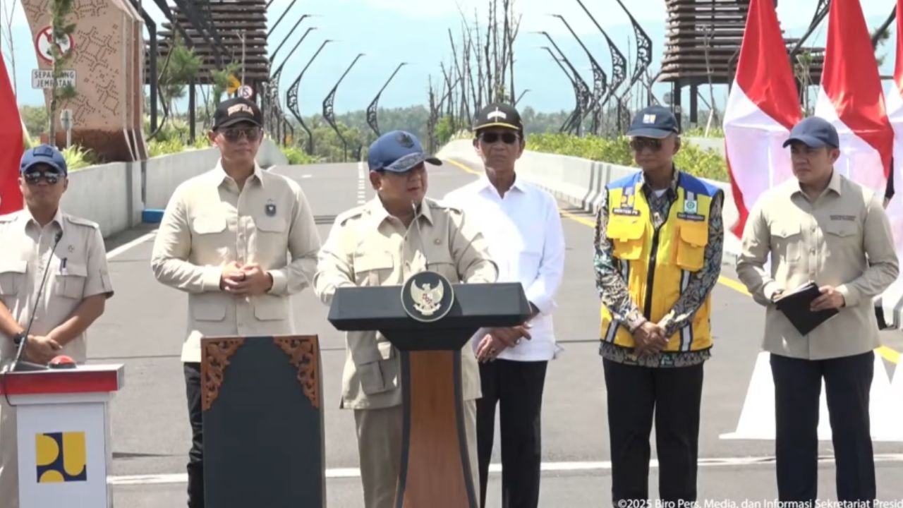 Presiden Prabowo Resmikan Lima Proyek Infrastruktur di Yogyakarta dan Tiga Provinsi Lainnya