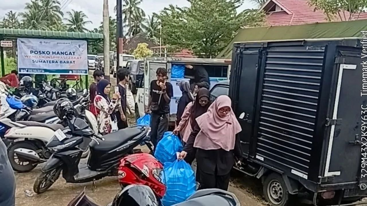 SPPG Padang Salurkan Makanan Bergizi Gratis untuk Korban Banjir