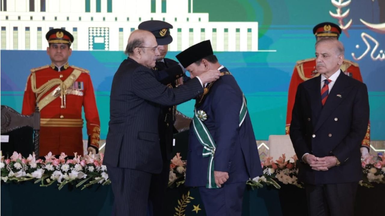 Prabowo Terima Bintang Kehormatan Tertinggi Pakistan Nishan-e-Pakistan
