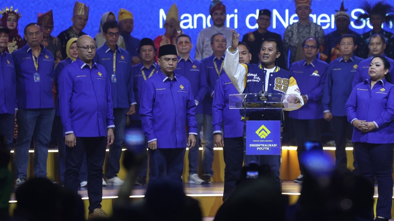 Partai Gema Bangsa Resmi Dideklarasikan, Usung Prabowo untuk Pilpres 2029