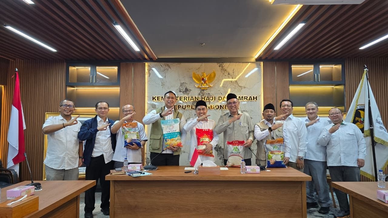 BULOG dan Kemenhaj Siap Ekspor Beras Premium untuk Jemaah Haji Indonesia di Arab Saudi