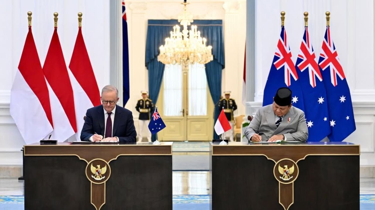 Prabowo dan PM Albanese Teken Traktat Keamanan Bersama