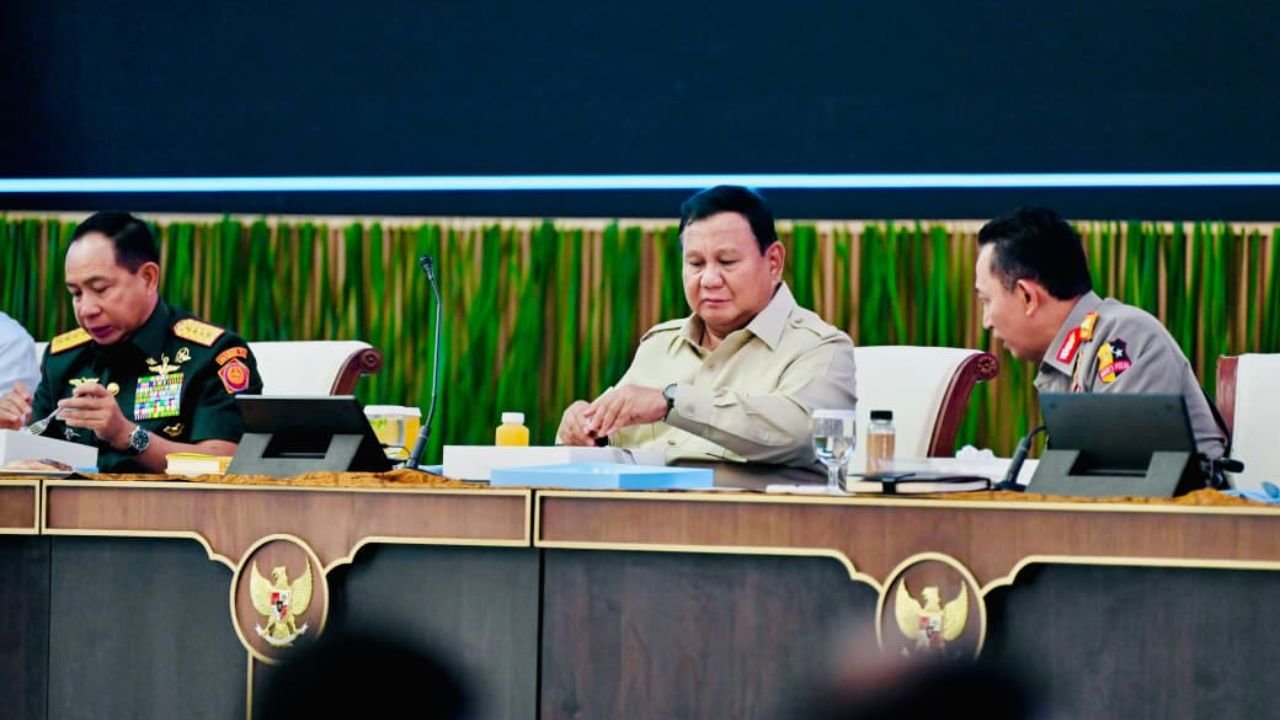 Rapim TNI-Polri: Prabowo Tekankan Sinergitas hingga Pengamanan SDA dari Eksploitasi Ilegal