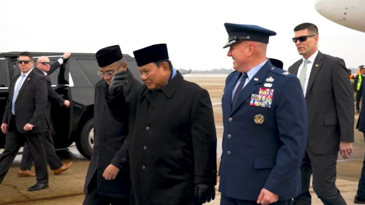 Prabowo Tiba di Washington, Akan Bertemu Trump Perkuat Hubungan Bilateral RI-AS