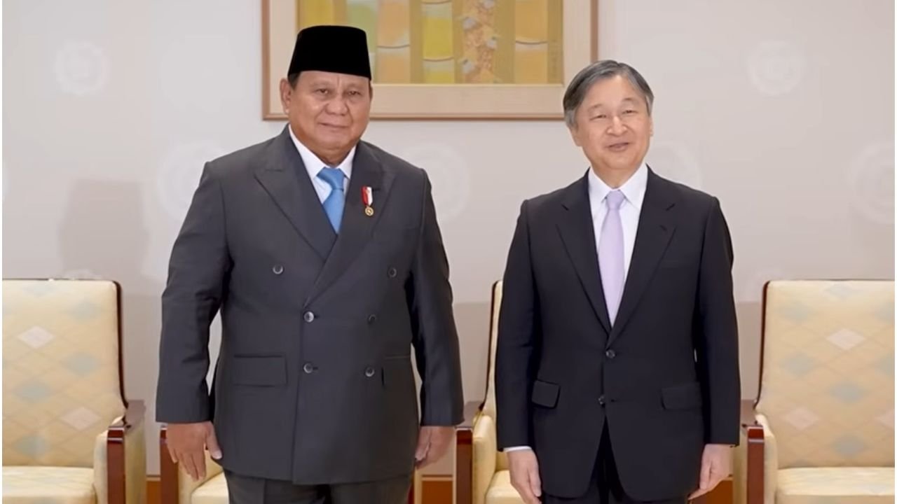Prabowo Bertemu Kaisar Naruhito di Istana Kekaisaran Tokyo, Perkuat Kemitraan Strategis Indonesia-Jepang