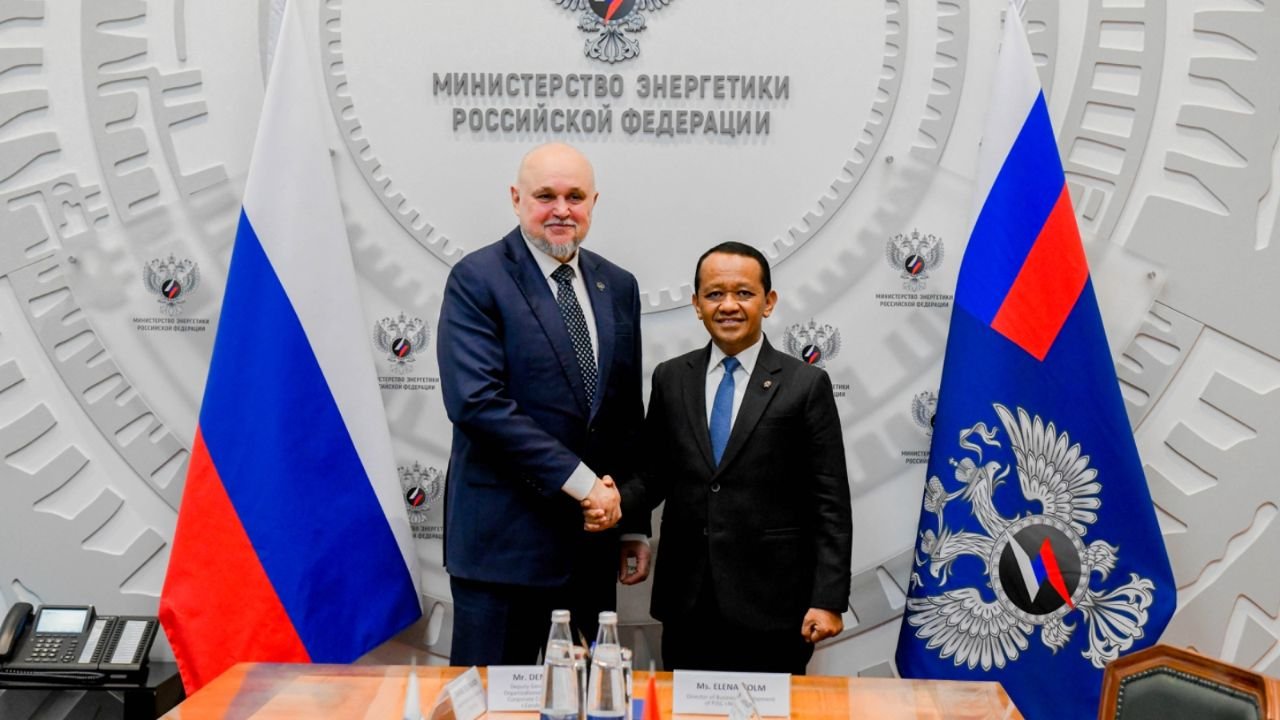 Bahlil Temui Menteri Energi Rusia, Bahas Pasokan Minyak Mentah dan LPG untuk Indonesia