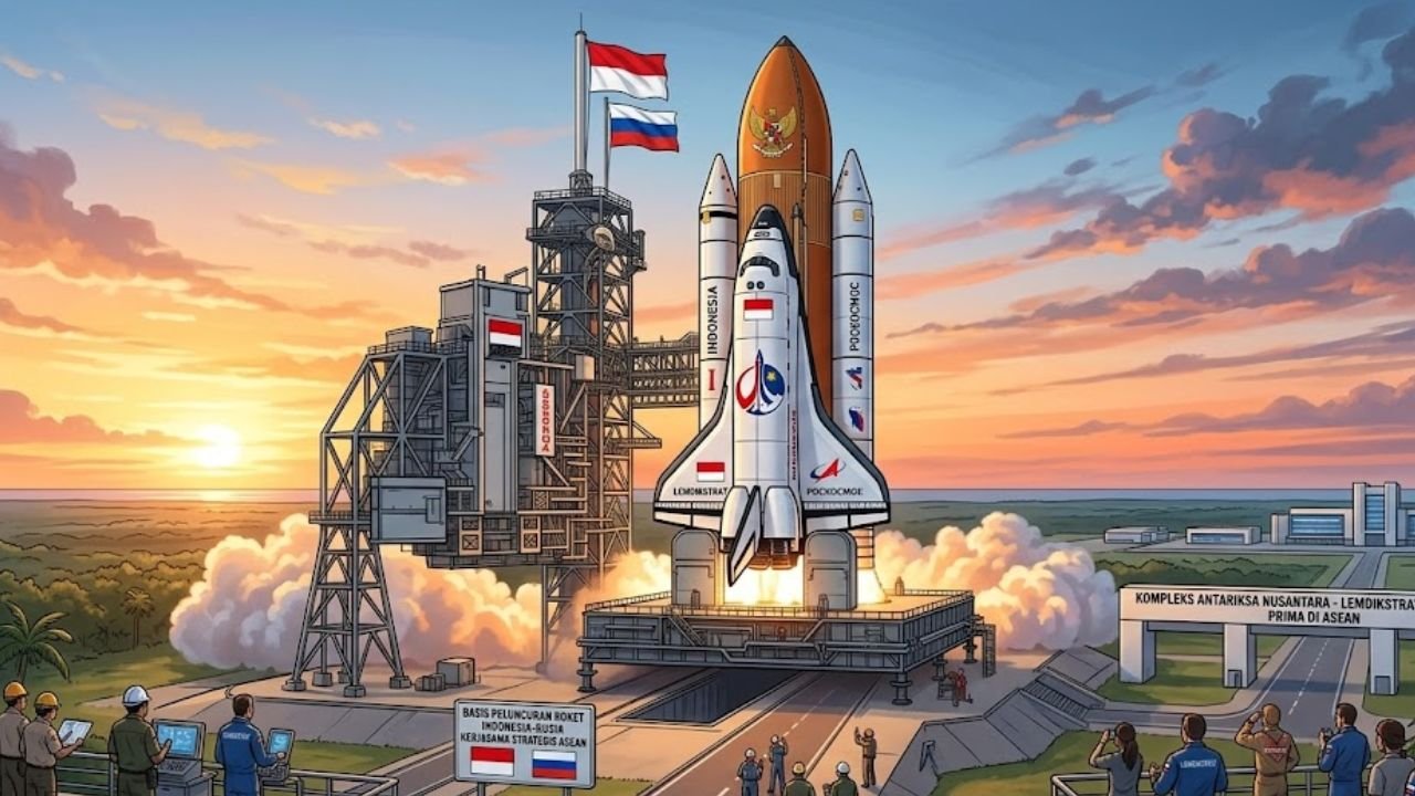 Indonesia Gandeng Rusia Bangun Basis Peluncuran Roket, Jadi Pertama di ASEAN