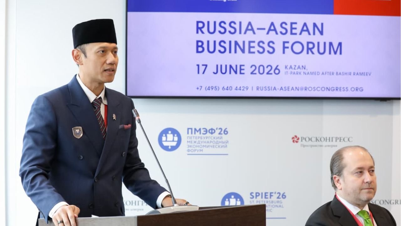 AHY Perluas Peluang Kerja Sama RI-Rusia di Sektor Maritim dan Transportasi dalam Forum SPIEF 2026