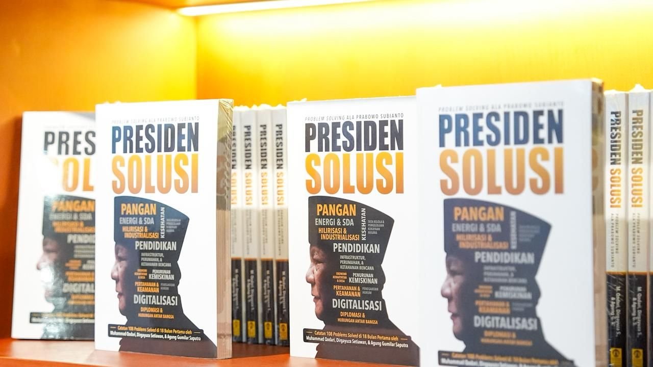 Buku "Presiden Solusi" Dokumentasikan 108 Capaian Prabowo dalam 18 Bulan Pemerintahan
