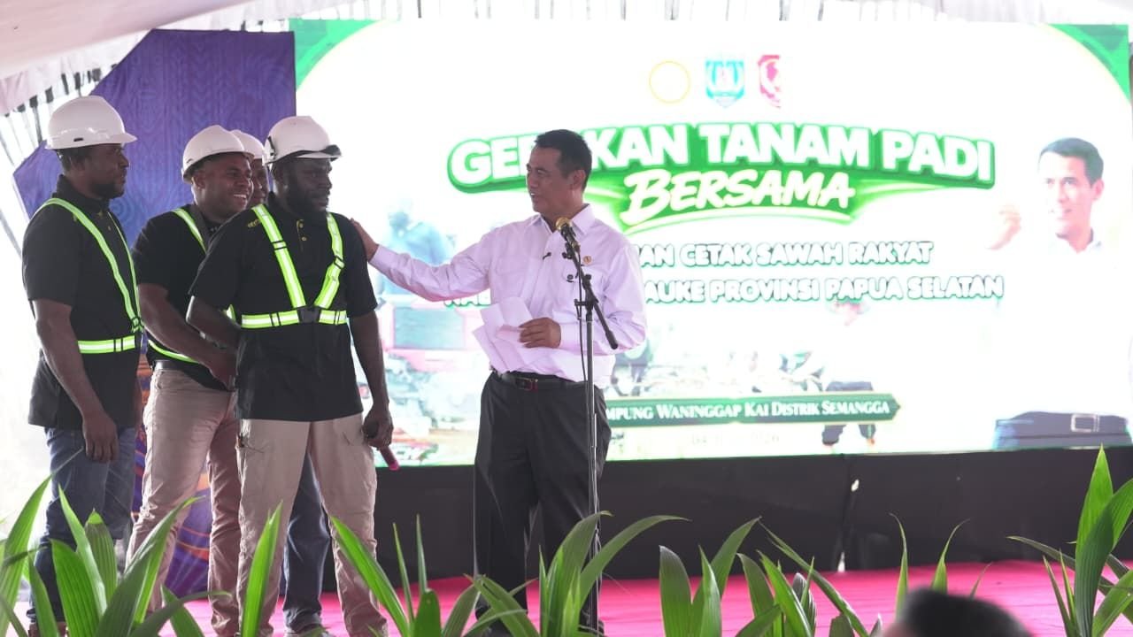 Pemerintah Genjot Cetak Sawah di Papua Selatan, Target Jadi Lumbung Pangan Nasional