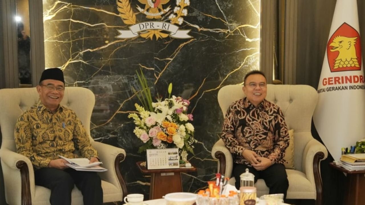Bahas Kampung Haji hingga Masa Tunggu Keberangkatan, Dasco dan Muhadjir Effendy Bertemu di Senayan