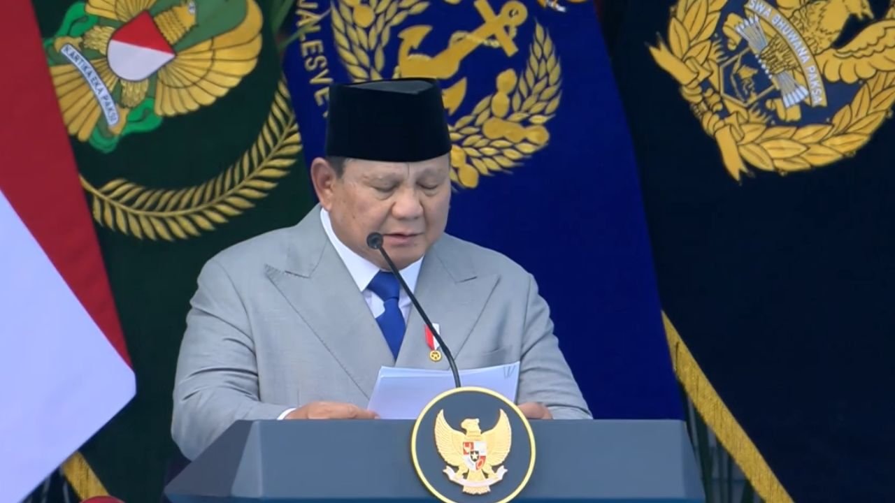 Di HUT ke-81 TNI, Prabowo Sebut Penyelundupan Ancaman bagi Bangsa